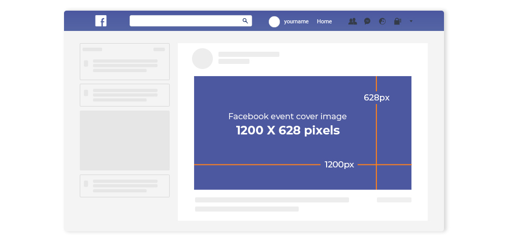 Facebook cover event image  template