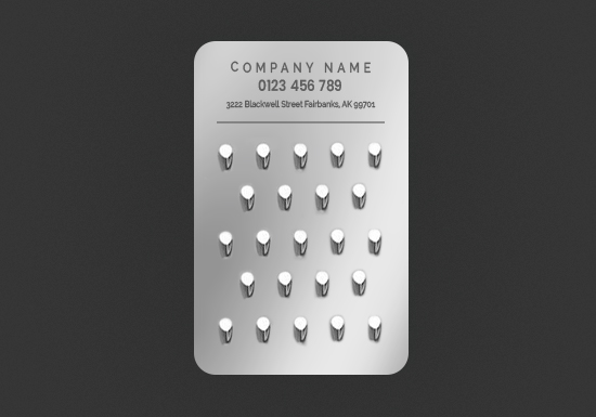 Cheese Grater Business Card